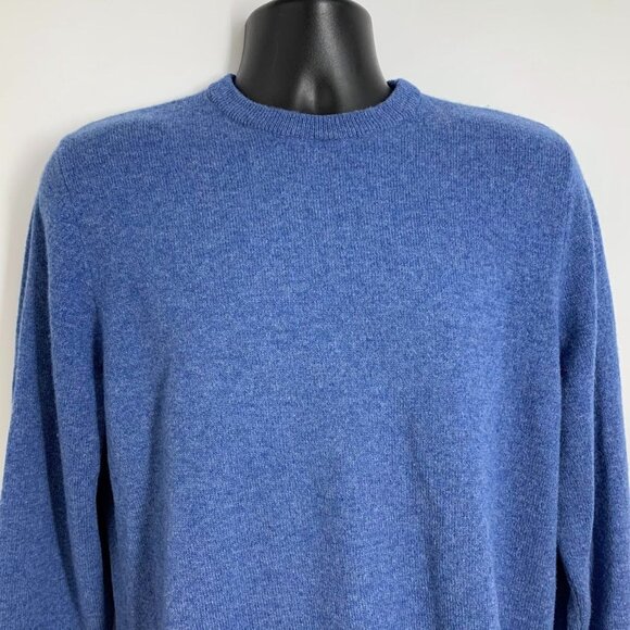 L.L. Bean Men's 100% Lambswool Crew Neck Long Sleeve Pullover Sweater Size MT‎ - Picture 4 of 11